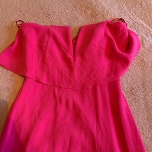 Pink flow gown